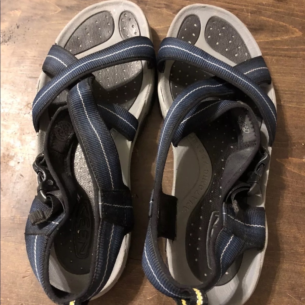 Keen Men's Sandals Navy Size 13- Anatomic Footbed